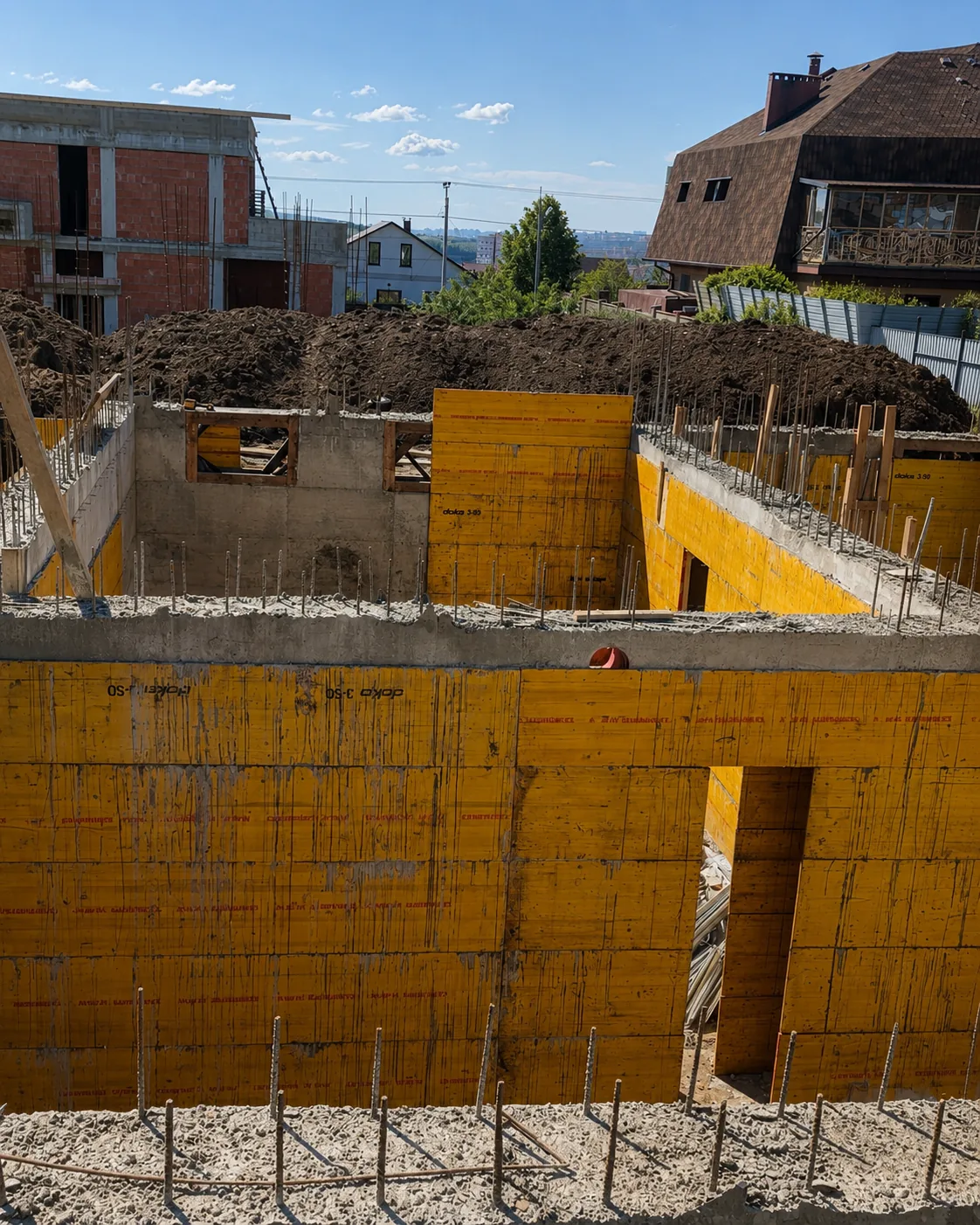 Subsol rezidential cofraje Doka Moldova