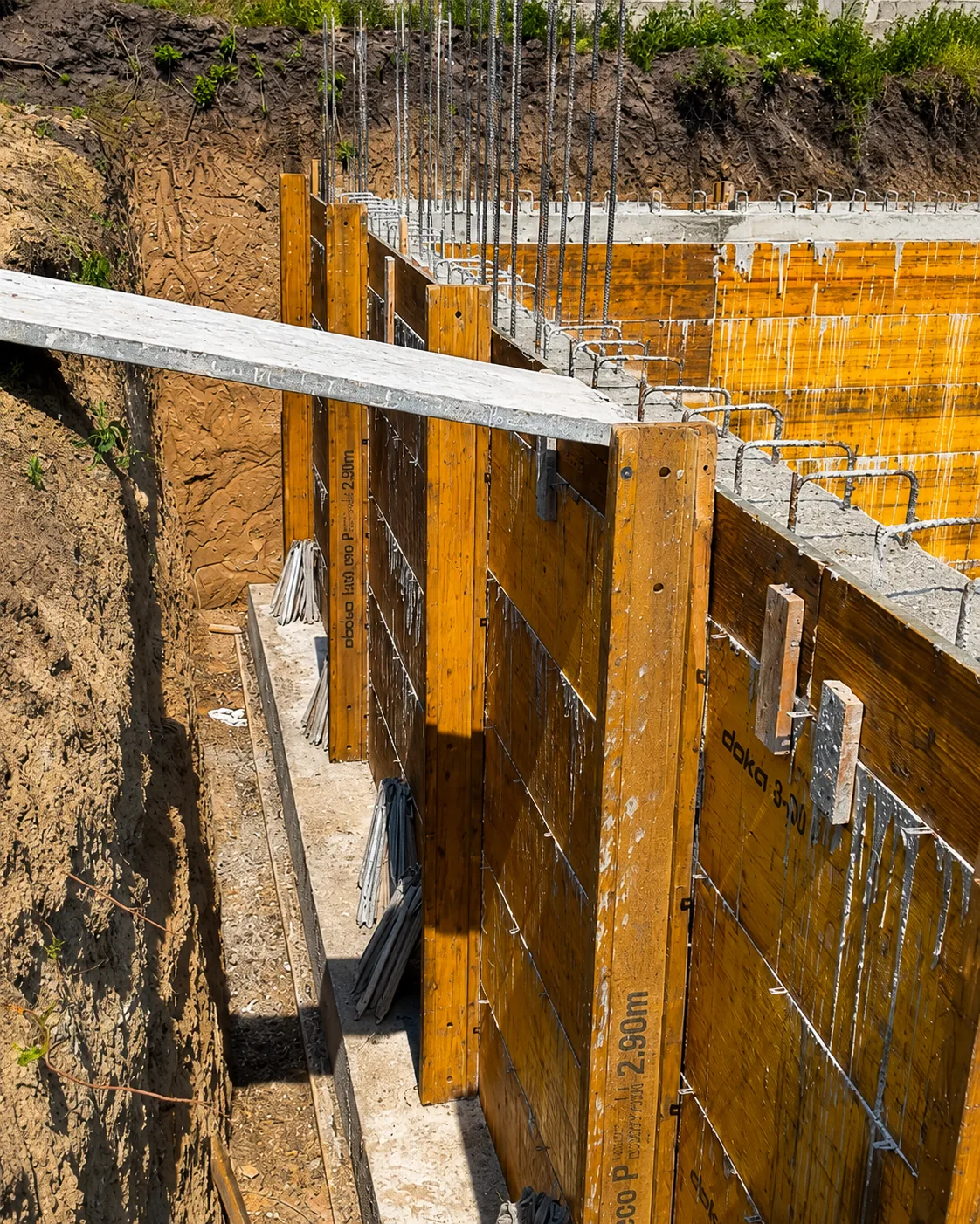 Subsol turnat beton armat cofraj Moldova